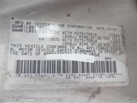 1993 TOYOTA LAND CRUISER BEIGE 4.5 AT 4WD Z19876